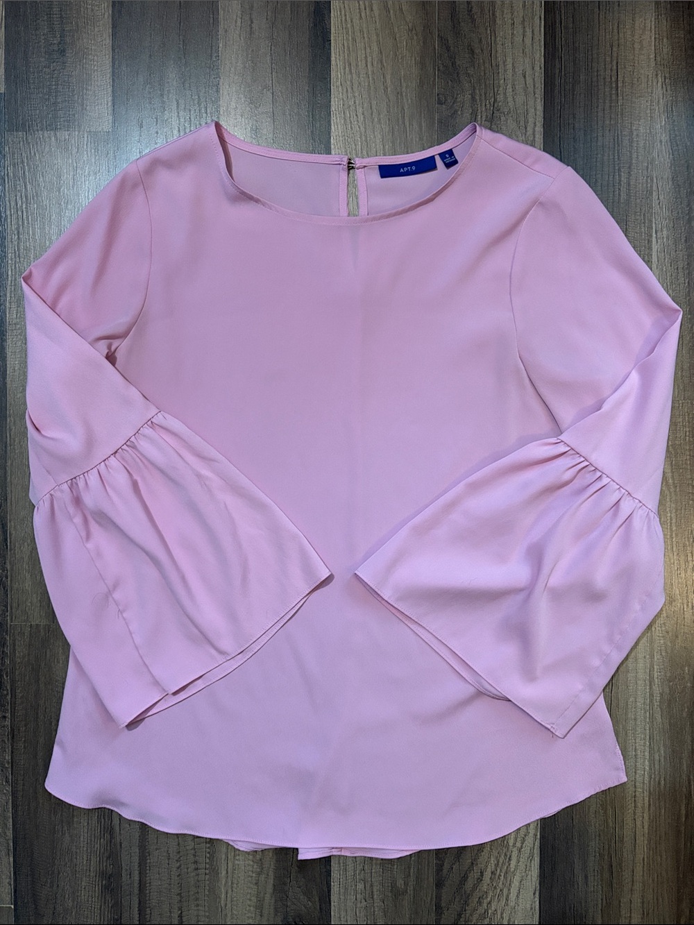 Apt. 9 Light Pink Bell Sleeve Blouse